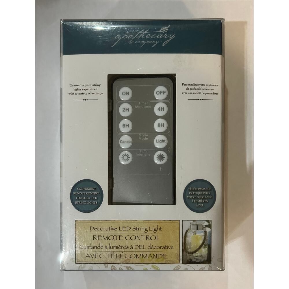 Apothecary LED String Light Remote